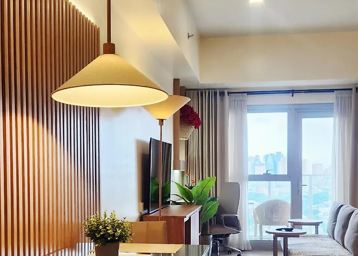 公寓 29c Bgc Cozy Steps Away From Major Malls With Free Parking And Gym With Fast Wi-fi 马尼拉
